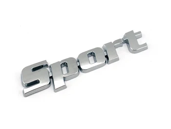 Хромиран Спортен 3D автомобилната икона авто емблемата на автомобили стикер стикер лого на BMW VW AUDI honda mercedesh benz honda, ford, toyota