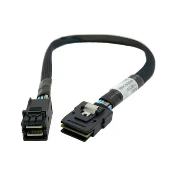 Вътрешен кабел за предаване на данни Mini SAS СФФ-8087 от NGFF на mini sas висока плътност HD СФФ-8643 50 см