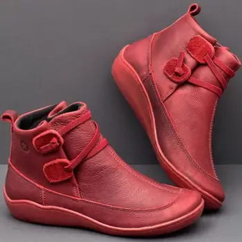 SWONCO/Ботильоны; дамски обувки на равна подметка в стил ретро; ежедневни обувки; Новост 2020 г.; Spirng/есенни дамски ежедневни обувки Martin, удобни дамски обувки