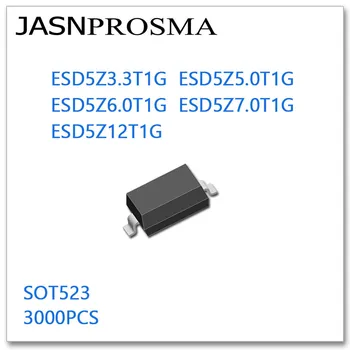 JASNPROSMA SOD523 3000 бр. ESD5Z3.3T1G ESD5Z5.0T1G ESD5Z6.0T1G ESD5Z7.0T1G ESD5Z12T1G 3,3 НА 5 НА 6 и НА 7 В 12 произведено в Китай ESD SC-79