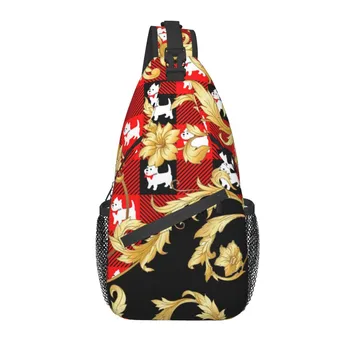 Noisydesigns/ Червена Дамска чанта-Месинджър с Принтом Вестибюл в стил ретро, Луксозна Цветна Чанта За Колеж, Двойка, Нагрудная Чанта, Мъжка Чанта През Рамо