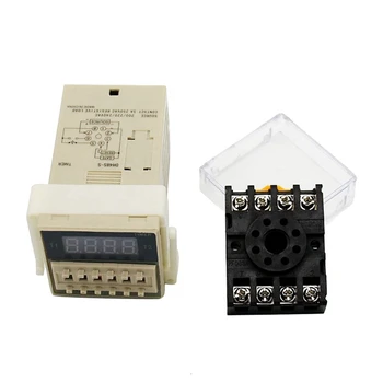 Програмируемо зарядно устройство с таймер DH48S-S с жак DH48S на DIN-шина 0,1 Сек, С-990 Ч 220 В