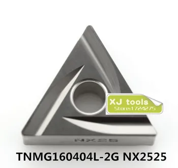 10 бр. керамични вложки TNMG160404L-2G NX2525/TNMG160408L-2G NX2525 за MTJNR/WTJNR/MTENN, Стругарски ножове, Керамични накрайници Matel