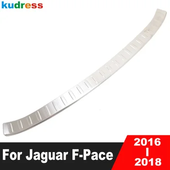 За Jaguar F-Pace 2016 2017 2018 Неръждаема Задната Част На Капака На Багажника, Тампон Върху Броня, Тампон На Прага На Вратата На Багажника, Педала На Прага, Автомобилни Аксесоари