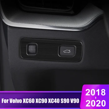 За Volvo XC60 XC90 XC40 S90 V90 2018 2019 2020 Превключвател Фарове С Пайети Регулиране на Фарове Капак Завърши Стикер Аксесоари