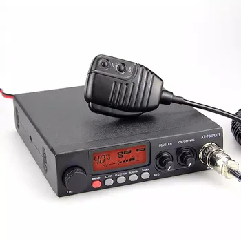 Anytone CB Радио AT-708 плюс 24.265-29.655 Mhz 8 W 480AM-480FM Високо качество на 27 Mhz Мобилна радиостанция Комуникатор 11 метра Радио