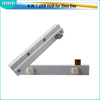 4 В 1 Multi Е 2.0 Хъб USB Сплитер Високоскоростен 4 Порта за Xbox One Тънка Конзола За Windows PC Macbook Компютърни Аксесоари Подарък