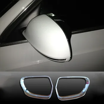ABS Автомобилен Стайлинг на Огледалото за Обратно виждане Рамка Украса Капак Завърши 2 бр. За Audi Q3 2013-18 Авто Екстериора на Промяна