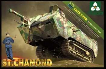 Takom 2012 1/35 Мащаб Френски Тежък танк St.Chamond Късно вид